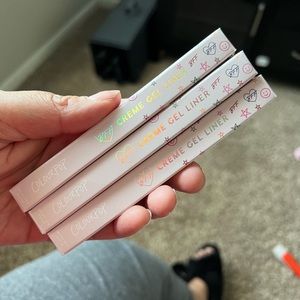 LOT OF 3 COLOURPOP GEL CREME LINERS.